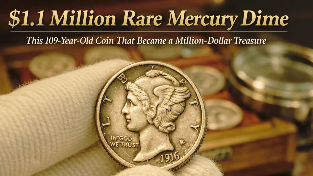 $1.1 Million Rare Mercury Dime