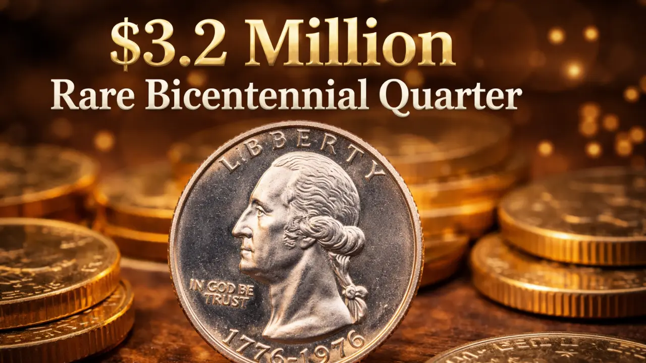 $3.2 Million Rare Bicentennial Quarter