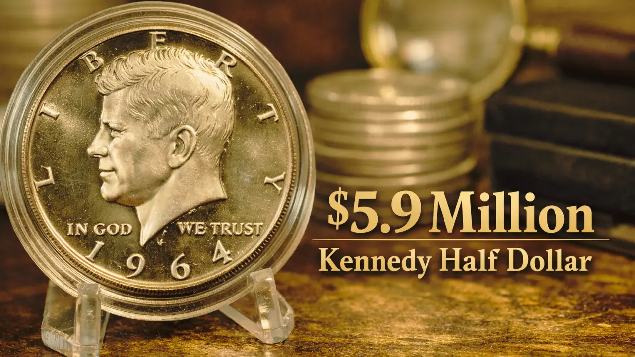 $5.9 Million Kennedy Half Dollar